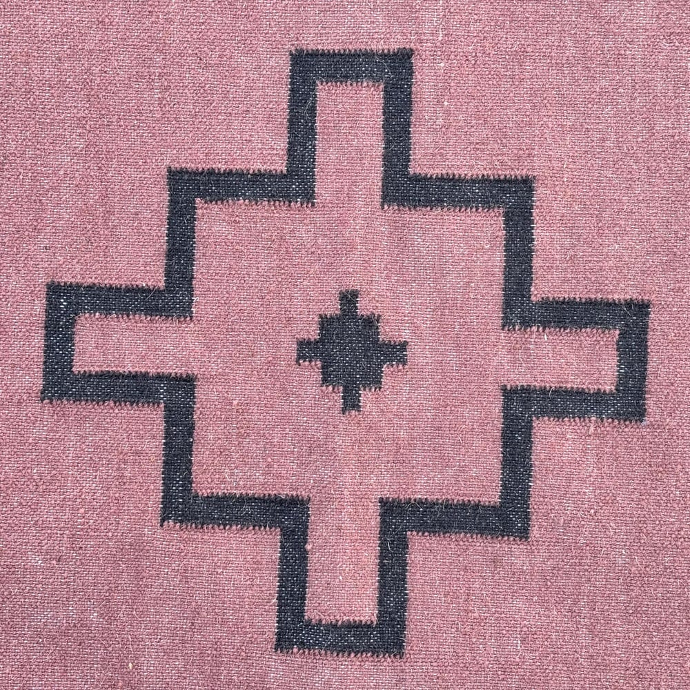 Handmade Multicolor Wool Dhurrie Vintage For Home